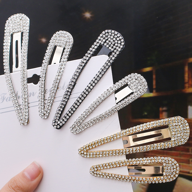 Bobby Pin Bulk - Elegancki metalowy spadek Rhinestone szpilka kobiety