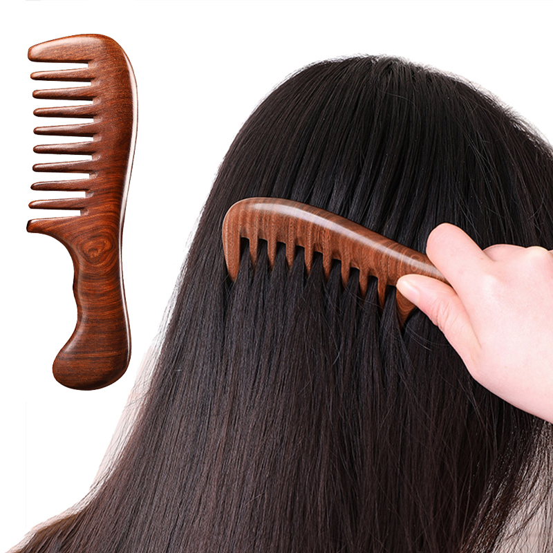 Hair Care Zone - Grzebienie do włosów z drzewa sandałowego,