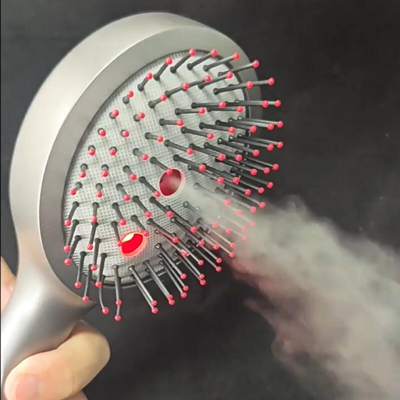 Hair Care Essential - Cyfrowy Elektryczny Masażer Wibracyjny z Czerwonym