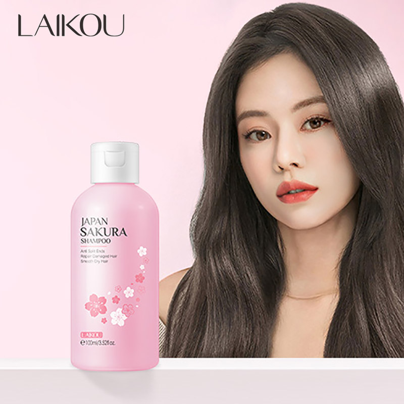 Hair Care In Japan - LAIKOU japonia Sakura szampon naprawa zniszczone