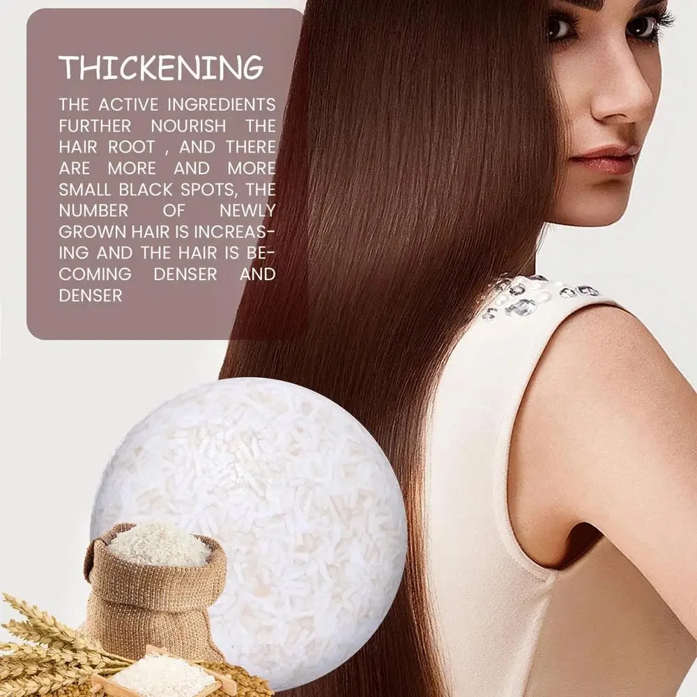 Hair Care Basic - Organiczny szampon ryżowy Mydło bezolejowe Mydło