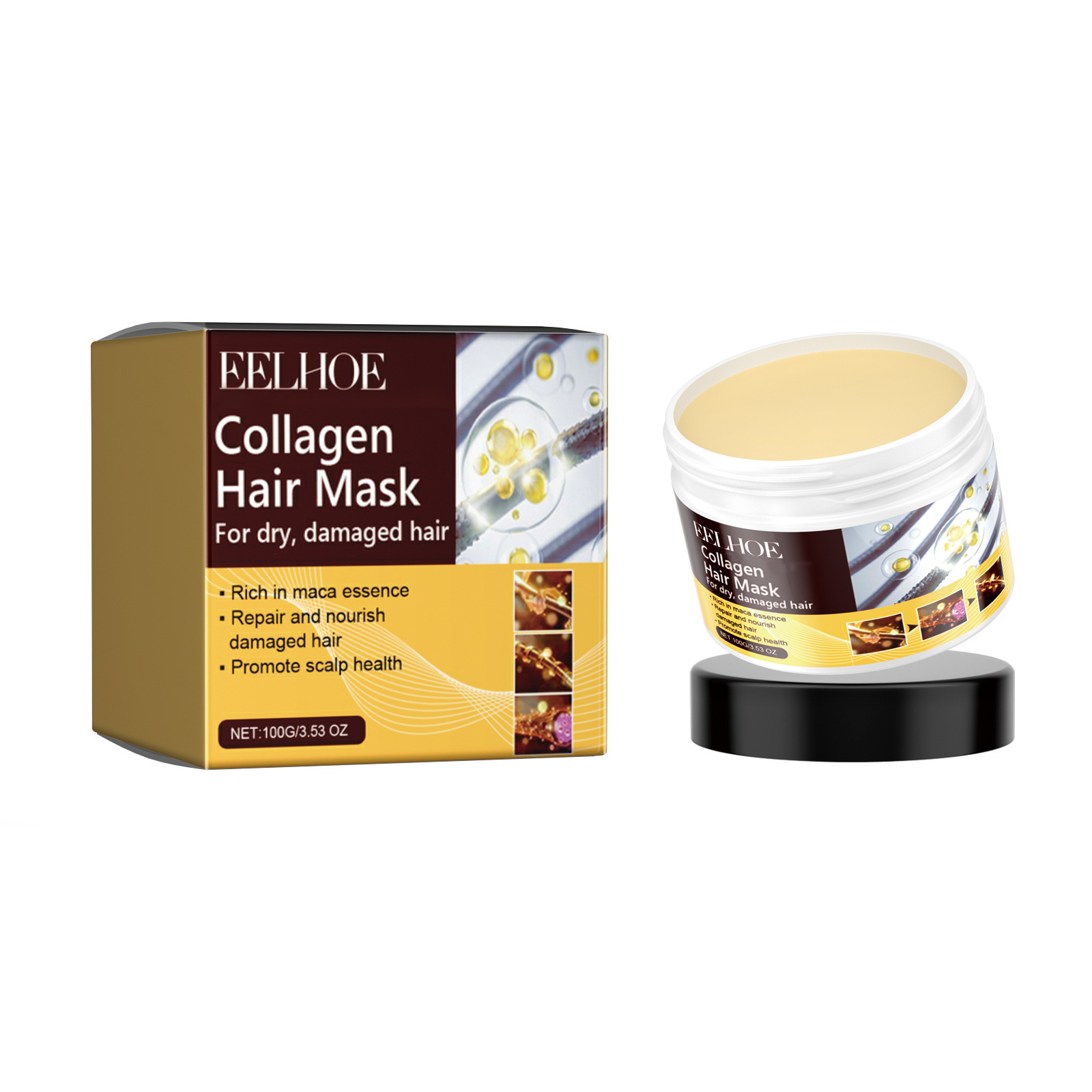 EELHOE Kolagenowa Maska do Wło – Hair Care Elseve recenzja i cena