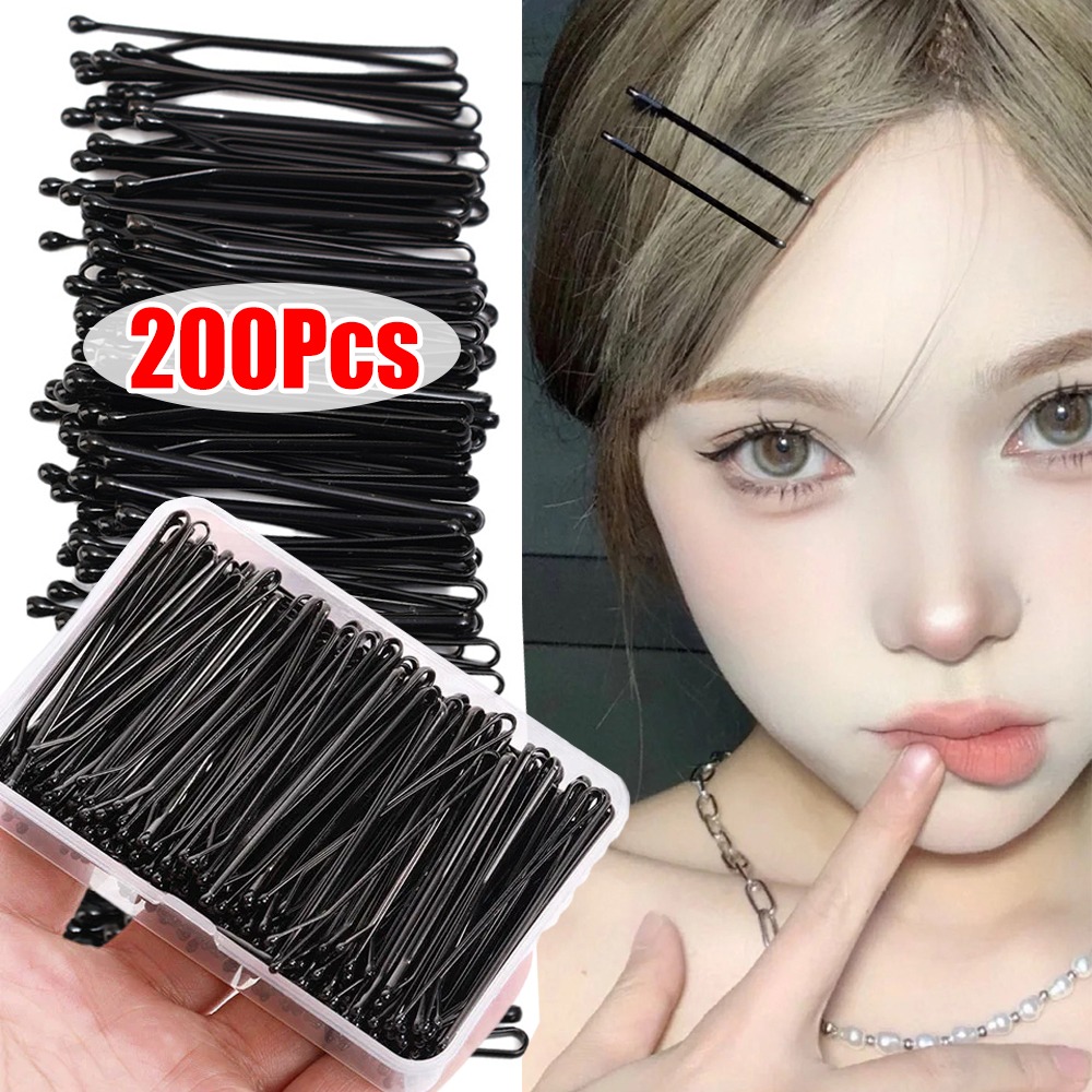 50-200 szt. Czarne Klipsy do W – Bobby Pin Bulk recenzja i cena